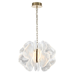 Люстра с крупными рельефным декором в виде лепестков 60 см Ethereal Bloom варинант исполнения - 3 | Loft Concept в Ижевске