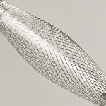 Люстра круглая каскадня с 5-ю плафонами из металлической сетки Mesh Lampshade Lighting варинант исполнения - 7 | Loft Concept в Ижевске