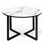 Стол обеденный раздвижной со столешницей белый мрамор Magali варинант исполнения - 2 | Loft Concept в Ижевске