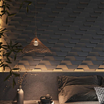 Гипсовая 3D Панель FIN варинант исполнения - 1 | Loft Concept в Ижевске