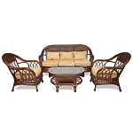 Комплект уличной мебели из ротанга Clara коричневый варинант исполнения - 1 | Loft Concept в Ижевске