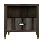 Прикроватная тумбочка с полкой Elsa Dreams Walnut  варинант исполнения - 6 | Loft Concept в Ижевске