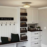 Потолочный светильник со стеклянным плафоном в виде купола Quoizel варинант исполнения - 16 | Loft Concept в Ижевске