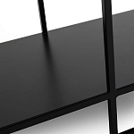 Ступенчатый стеллаж Menzie Steps Metal Rack Black варинант исполнения - 4 | Loft Concept в Ижевске