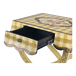 Приставной столик с ящиком в стиле ретро Vintage Rustic Tablecloth варинант исполнения - 3 | Loft Concept в Ижевске