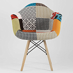 Стул с обивкой в стиле Patchwork варинант исполнения - 2 | Loft Concept в Ижевске