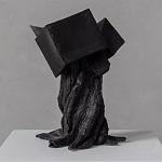 Скульптура «Окаменелый рост», Черный объект варинант исполнения - 1 | Loft Concept в Ижевске