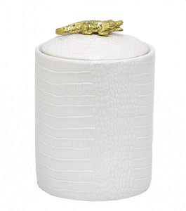 Декоративная банка с крышкой Golden Crocodile Big