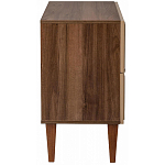 Тумба прикроватная бежевая из массива бука с 2-мя ящиками Wenge Light варинант исполнения - 3 | Loft Concept в Ижевске