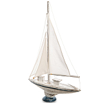 Деревянная статуэтка в виде парусника Sailboat Statuette варинант исполнения - 2 | Loft Concept в Ижевске