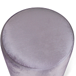 Пуф фиолетовый велюр на золотом металлическом основании Golden Belt варинант исполнения - 2 | Loft Concept в Ижевске