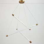 Светодиодная люстра Trumpet Tube Brass  варинант исполнения - 4 | Loft Concept в Ижевске