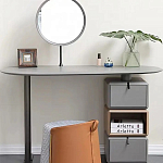 Консоль с зеркалом и  3-мя вращающимися ящиками Eloida варинант исполнения - 3 | Loft Concept в Ижевске