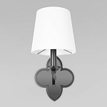 Бра с белым текстильным абажуром и фигурным основанием с зеркальной вставкой Vitorino варинант исполнения - 12 | Loft Concept в Ижевске