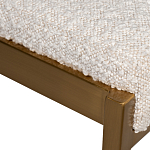 Стул барный букле бежевый с каркасом цвета матовое золото Tactility варинант исполнения - 3 | Loft Concept в Ижевске