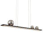 Светодиодная линейная люстра IONA Сhandelier black 103 варинант исполнения - 1 | Loft Concept в Ижевске