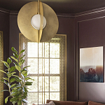 Подвесной светильник в форме золотых дисков Minimalist Lighting Fixture варинант исполнения - 3 | Loft Concept в Ижевске