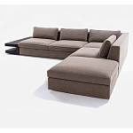 4-х местный Угловой модульный диван Zartаrn с приставным деревянным столиком варинант исполнения - 3 | Loft Concept в Ижевске