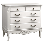 Комод белый из массива бука в стиле прованс White Provence варинант исполнения - 3 | Loft Concept в Ижевске