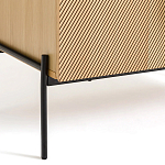 Шкаф с геометрическим рисунком на дверцах Anders Light Wood варинант исполнения - 6 | Loft Concept в Ижевске