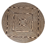 Столик журнальный круглый с полосатым узором Zebroids варинант исполнения - 7 | Loft Concept в Ижевске