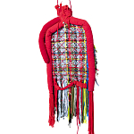 Настенный ковер разноцветный из одежды Heart варинант исполнения - 2 | Loft Concept в Ижевске