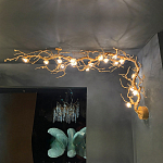 Потолочный светильник с настенным креплением в виде дерева Escape of Light варинант исполнения - 1 | Loft Concept в Ижевске