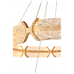 Люстра с 2-мя кольцами с текстурным природным рисунком IceFlame варинант исполнения - 4 | Loft Concept в Ижевске