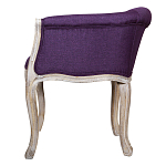 Кресло низкое в стиле прованс Louis French Armchair purple flax варинант исполнения - 2 | Loft Concept в Ижевске
