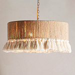 Люстра круглая плетеная с кисточками Solar Glow варинант исполнения - 9 | Loft Concept в Ижевске