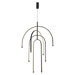 Люстра подвесная с дугообразными изогнутыми элементами Luke Lampco Tracer Lamp варинант исполнения - 5 | Loft Concept в Ижевске
