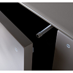 Комод со стеклянной столешницей и с выдвижными ящиками Minimalist Accent варинант исполнения - 4 | Loft Concept в Ижевске