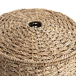Корзина с крышкой из камыша Chane Wicker Basket варинант исполнения - 4 | Loft Concept в Ижевске