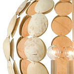 Люстра в форме шара с декором из круглых декоративных элементов Texture Discs варинант исполнения - 1 | Loft Concept в Ижевске