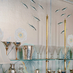 Обои ручная роспись Jakuchu Original colourway on Tarnished Silver gilded paper варинант исполнения - 1 | Loft Concept в Ижевске