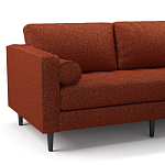 Мебельная ткань Шенилл терракотовый цвет 138 см T4-44 варинант исполнения - 1 | Loft Concept в Ижевске