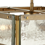 Потолочный светильник квадратный из толстого литого стекла Cast Glass варинант исполнения - 2 | Loft Concept в Ижевске