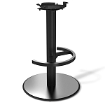 Барный стул вращающийся со спинкой Бежевый Велюр Vendramin Chair варинант исполнения - 4 | Loft Concept в Ижевске