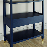 Стеллаж Elsa Dreams Blue со стеклянными полками и ящиком варинант исполнения - 6 | Loft Concept в Ижевске