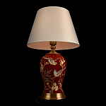 Настольная лампа бордовая с изображением птиц Slip Away варинант исполнения - 4 | Loft Concept в Ижевске