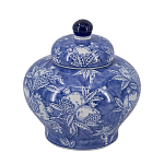 Ваза с крышкой в китайском стиле Гранатовое дерево Blooming Pomegranate варинант исполнения - 7 | Loft Concept в Ижевске