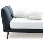 Двуспальная кровать с мягким изголовьем Daniel Bed варинант исполнения - 2 | Loft Concept в Ижевске