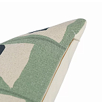Подушка декоративная зеленого цвета с геометрическим рисунком Divine Abstractions варинант исполнения - 3 | Loft Concept в Ижевске