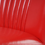 Кресло с обивкой из эко-кожи Harper Armchair Red варинант исполнения - 7 | Loft Concept в Ижевске