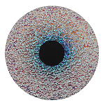 Бра круглое стеклянное с морозным эффектом Heterochromia варинант исполнения - 2 | Loft Concept в Ижевске