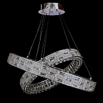 Люстра на 2 кольца с текстурной огранкой Reflection of Reality варинант исполнения - 6 | Loft Concept в Ижевске