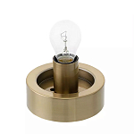 Настольный светильник с плафоном из затемненного стекла с рельефным узором Glass lampshade with Relief Pattern варинант исполнения - 2 | Loft Concept в Ижевске