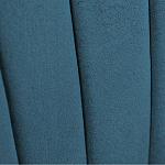 Барный стул со спинкой на 4-х деревянных ножках Синий Велюр Ava Charm варинант исполнения - 4 | Loft Concept в Ижевске