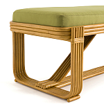 Скамья из ротанга с подушкой Mattia Rattan Bench варинант исполнения - 3 | Loft Concept в Ижевске