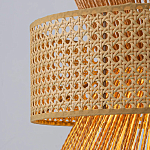 Подвесной светильник с абажуром из натуральных материалов Light Inside the Cell варинант исполнения - 4 | Loft Concept в Ижевске